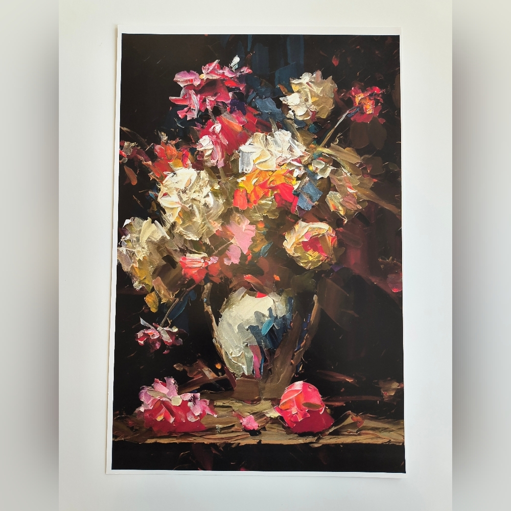 Abstract Floral 11x17 Art Print
